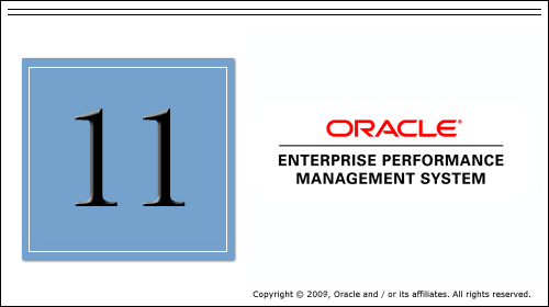 Oracle Enterprise Performance Management System Workspace, Fusion Edition